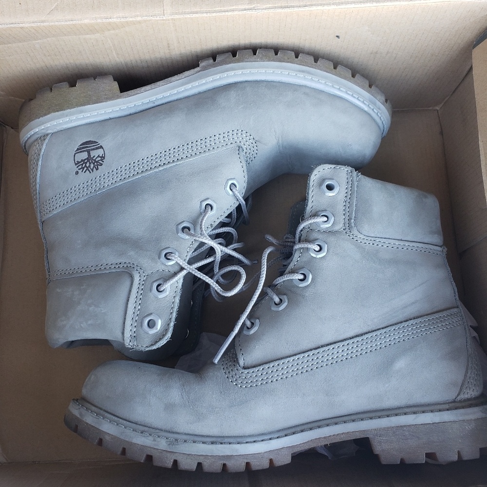 Women's Grey Timberlands